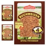 3x400g Dovgan Buchweizen Kochbeutel (крупа гречневая)