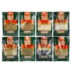 Abido orientalische Grundgewürze im 8er Set (50 g pro Packung)