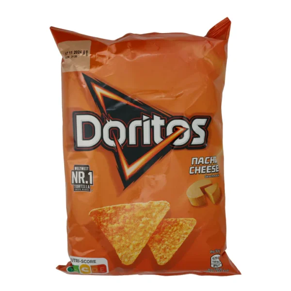 Tortilla Chips Doritos Nacho Cheese | knusprig | mit würzigem Käsegeschmack | 110 g