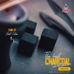 JOHNS Cubes Naturkohle 27mm 1kg (64 Stück) Shisha Kohle – Bild 3