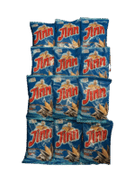 Jinn Sonnenblumenkerne 12x 250 g – geröstet, gesalzen, gestreift – hochwertiger Snack