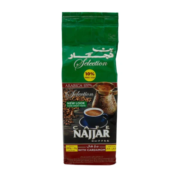 Arabica Selection Café Najjar | Kaffee mit Kardamom | Café Najjar Arabica Selection | Kakuleli Kahve | 495 g
