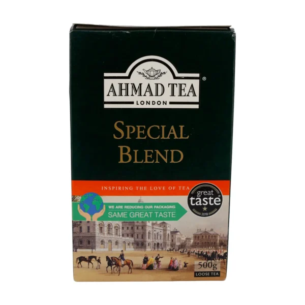 Schwarztee Ahmad Tea Special Blend | Tee | Edle Schwarztee-Mischung mit Bergamotte | Ahmad Tea Special Blend Siyah Çay | Çay | Bergamot Aromalı Seçkin Siyah Çay Harmanı | 500 g
