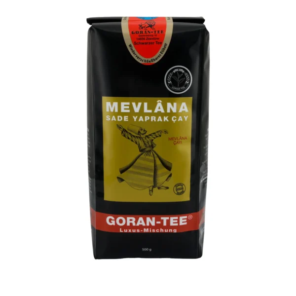 Luxus Tee Goran | Mevlana | Premium-Teemischung | Schwarzer Tee, erlesene Aromen | Goran Lüks Çay | Mevlâna | Premium Çay Harmanı | Seçkin Aromalı Siyah Çay | 500 g