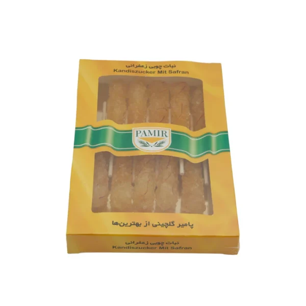 Kandiszucker PAMIR | Zucker | Mit Safran | PAMIR Nöbet Şekeri | Şeker | Safranlı | 150 g