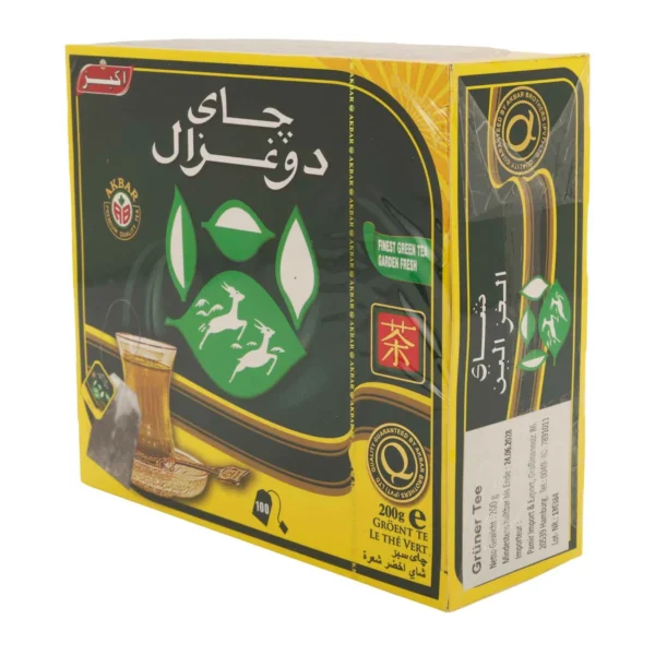 Do Ghazal Grüner Tee, 100 Teebeutel Do Ghazal Yeşil Çay, 100 Süzen Poşet (200 g)