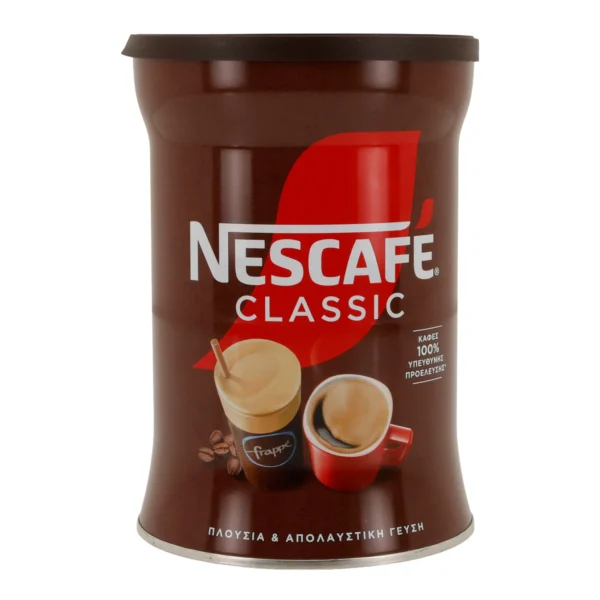 Instantkaffee Nescafé Classic | Löslicher Bohnenkaffee | Kräftiges Aroma | Nescafé Classic Hazır Kahve | Çözünebilir Çekirdek Kahve | Yoğun Aroma | 200 g Dose