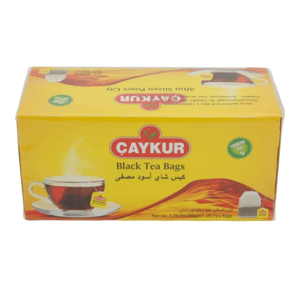 Schwarztee Çaykur | Teebeutel | Traditioneller türkischer Tee | 25 Beutel, 50 g Çaykur Siyah Çay | Süzen Poşet | Geleneksel Türk Çayı | 25 Poşet, 50 g