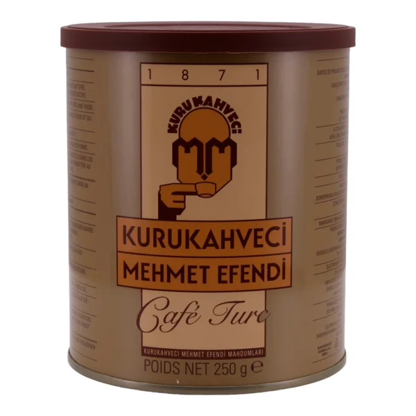 Türkischer Kaffee Kurukahveci Mehmet Efendi | Mokka | Kurukahveci Mehmet Efendi Türk Kahvesi | Türk Kahvesi | 250 g Packung