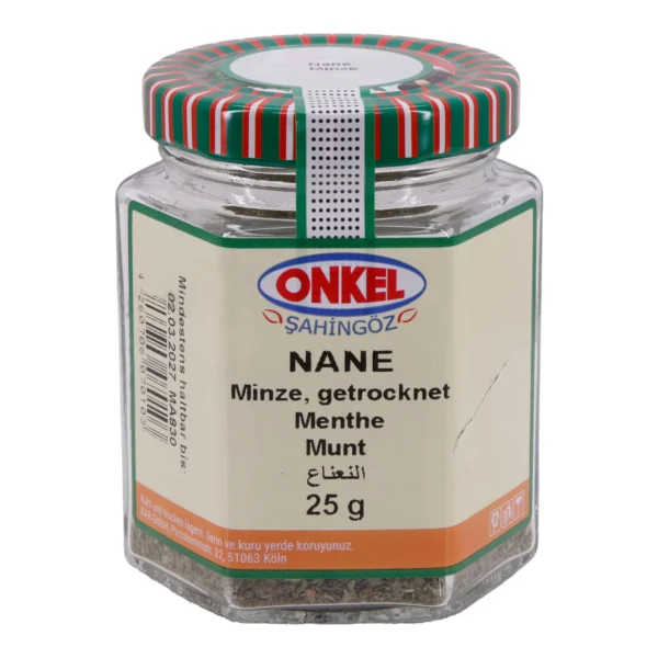 Minze Onkel Şahingöz | getrocknet | Aromatisches Kraut für Tee und orientalische Küche | Minze Onkel Şahingöz | getrocknet | Aromatisches Kraut für Tee und orientalische Küche | 25 g