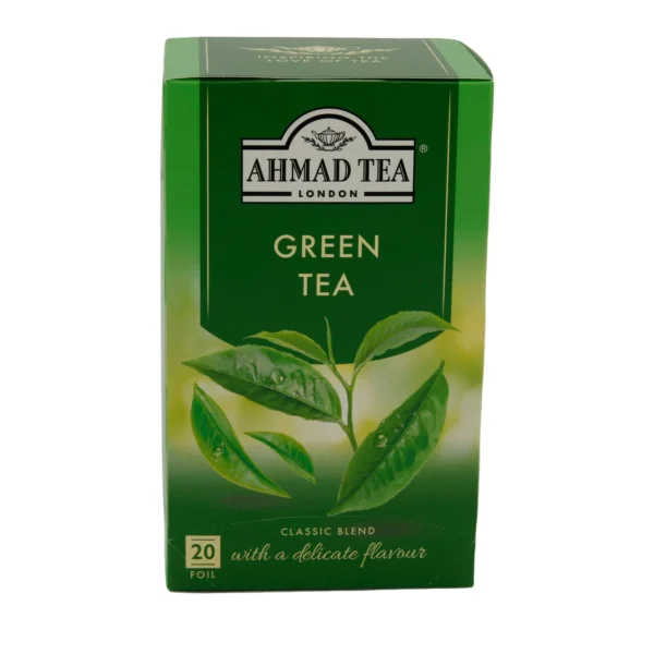 Grüntee Ahmad Tea | Green Tea | Klassischer Grüner Tee | 20 Teebeutel Ahmad Tea Yeşil Çay | Green Tea | Klasik Yeşil Çay | 20 Süzen Poşet