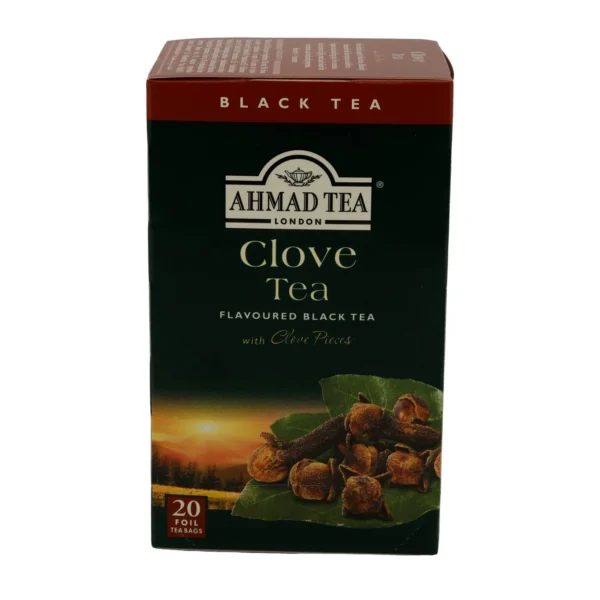 Schwarztee Ahmad Tea | Clove Tea | Mit Nelkenstücken | 20 Teebeutel | Ahmad Tea Siyah Çay | Clove Tea | Karanfil Parçacıklı | 20 Süzen Poşet
