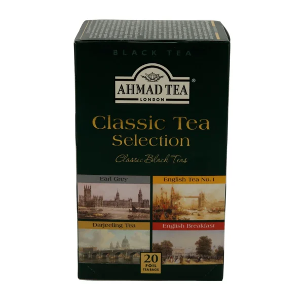 Schwarztee-Auswahl Ahmad Tea | Classic Tea Selection | Ahmad Tea Siyah Çay Seçkisi | Classic Tea Selection | 4 Sorten – 20 Teebeutel